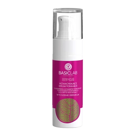 BasicLab - Esteticus - Stärkendes, tonisierendes Serum für vaskuläre und empfindliche Haut 15% EGF-Wachstumsfaktor-Komplex, 1% Vitamin K-Derivate, CICA - 30ml