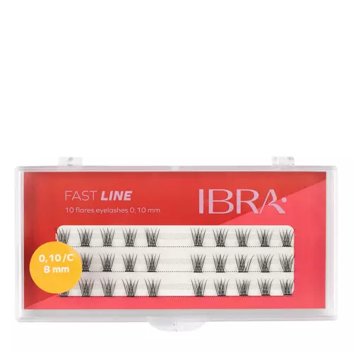 Ibra Makeup - Fast Line C Wimpernbüschel 0,10 - 8mm