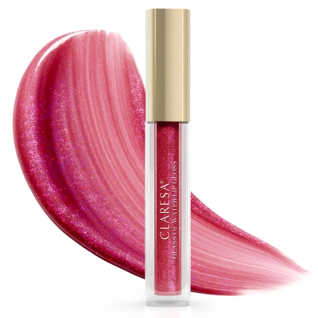 Claresa – Glass Of Water Lip Gloss – Lipgloss mit Spiegeleffekt – Berry Splash – 05 – 2g