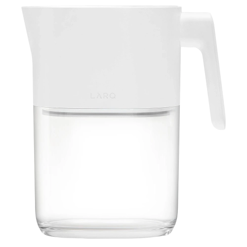 LARQ - Pitcher PureVis - Intelligente, selbstreinigende Filterkanne - Pure White - 1,9 l