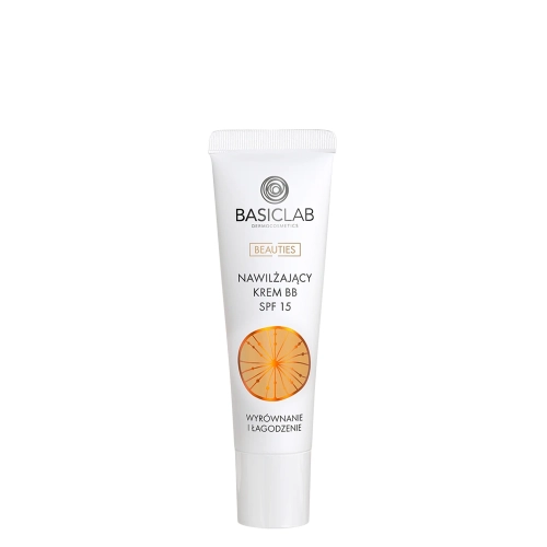 BasicLab – Feuchtigkeitsspendende BB Creme SPF 15, Beige, 14% Feuchtigkeitskomplex – 33ml