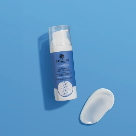 BasicLab - Glättung und Linderung - Feuchtigkeitscreme mit Ectoine mit ultraleichter Formel - 50ml