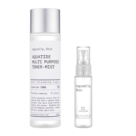 Logically, Skin - Aquatide Multi Purpose Toner Mist - Feuchtigkietsspendendes Gesichtswasser - 200ml