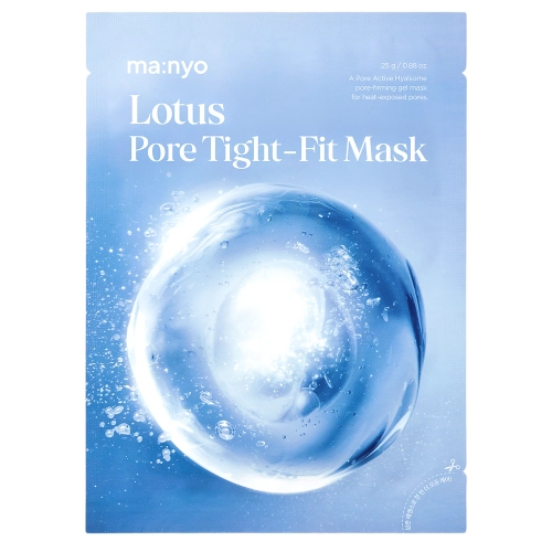 Ma:nyo - Lotus Pore Tight - Fit Mask - Kühlende, Poren verkleinernde Tuchmaske - 25g