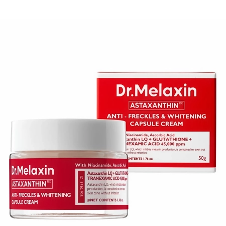 Dr.Melaxin - Astaxanthin Anti-Freckles and Whitening Capsule Cream - Aufhellende Anti-Aging-Creme mit Astaxanthin - 50 g