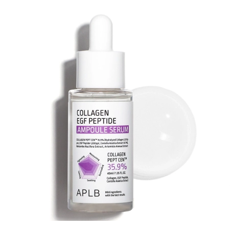 APLB - Collagen-EGF-Peptid-Ampullen-Serum – Feuchtigkeitsspendendes und straffendes Gesichtsserum – 40 ml