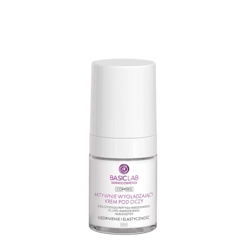 BasicLab - Copperis - Aktive glättende Tagesaugencreme 0,3% reines Kupferpeptid - 18ml