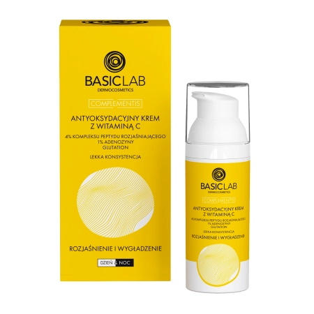 BasicLab - Aufhellung und Glättung - Antioxidative Vitamin C Creme mit leichter Textur - 50ml