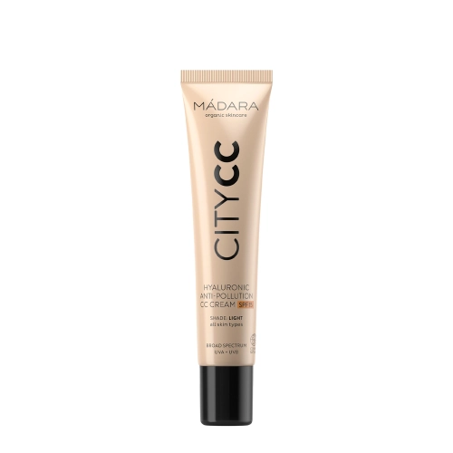 Madara - City CC CityCC Hyaluronic Anti-Pollution SPF15 - CC-Creme mit Filter - 01 Light Beige - 40ml