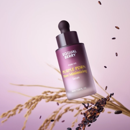 EQQUALBERRY -  Purple PDRN Pore Minimizing Serum - Porenverringerndes Gesichtsserum - 30ml 