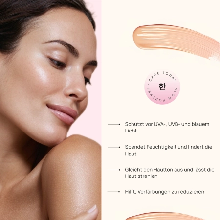 HanGlow - PerfecTone - Tinted Sunscreen SPF 50+ - Verschönernde Sonnenschutzcreme - 01 - 50 ml