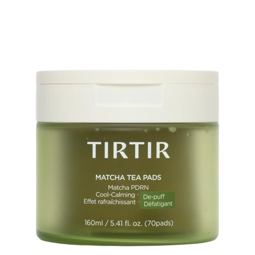 TIRTIR - Matcha Tea Pads - Tonisierende Matcha-Pads - 70 Stück/160 ml