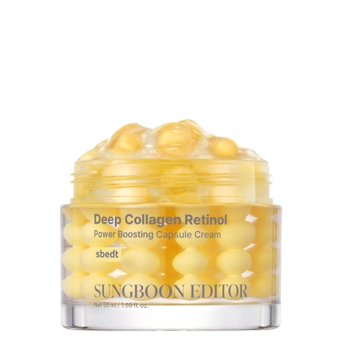 Sungboon Editor - Deep Collagen Retinol Power Boosting Capsule Cream - Creme in Kapseln mit Kollagen und Retinol - 50 ml