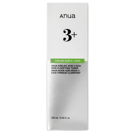 Anua - Azelaic Acid 3 Cica Skin Clarifying Toner - Gesichtswasser zur Reduzierung von Unvollkommenheiten - 250ml