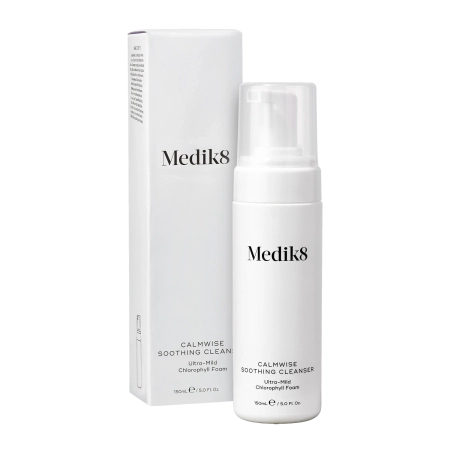 Medik8 - Calmwise Soothing Cleanser - Ultra-Mild - Chlorophyll Foam - Milder Reinigungsschaum für Couperose-Haut - 150ml