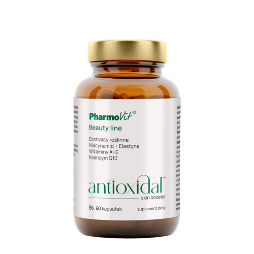 Pharmovit - Antioxidal Skin Booster - Antioxidative Stressschutz Nahrungsergänzungsmittel - Kapseln - 60pcs