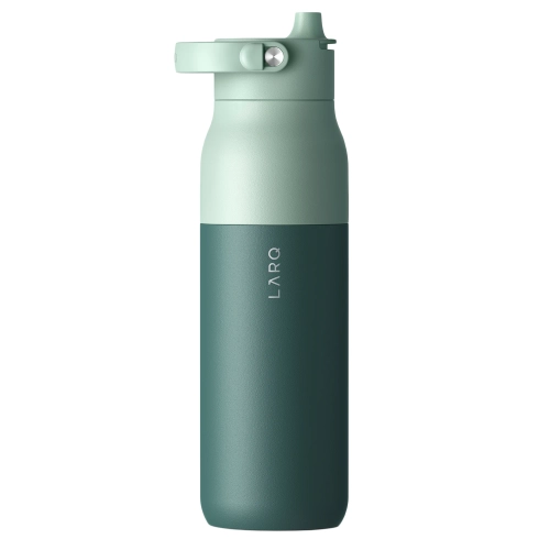 LARQ - Bottle PureVis 2 - Intelligente, selbstreinigende Filterflasche, UV-C Licht - Eucalyptus Green - 1L