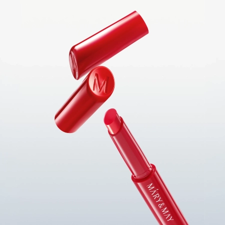 Mary&May – Blooming Glow Lip – Getönter Lippenbalsam – 04 Cool Red Tulip – 1,7 g