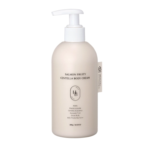 HEVEBLUE - Salmon Fruity Centella Body Cream - Nährende Körpercreme - 300g