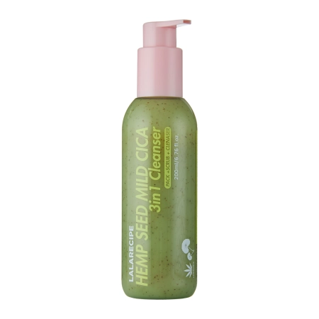 LalaRecipe - Hempseed Mild Cica 3in1 Cleanser - Glättender Gesichtsreinigungsschaum - 200ml