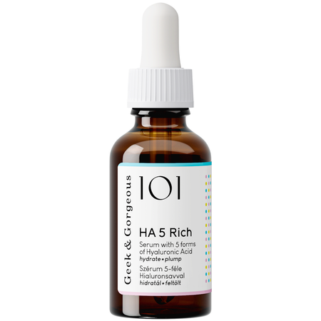 Geek & Gorgeous - HA 5 Rich - Serum mit 5 Formen von Hyaluronsäure für trockene und dehydrierte Haut - 30 ml
