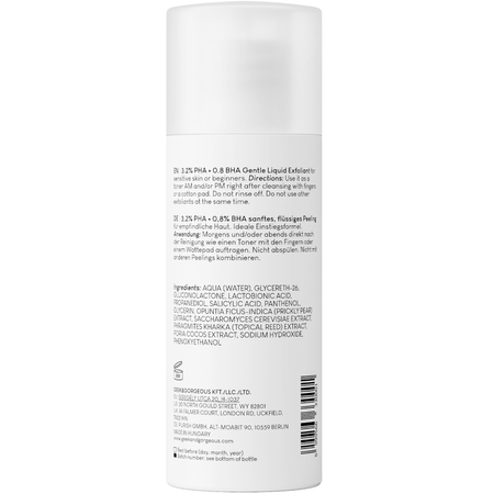 Geek & Gorgeous - Calm Down - Sanftes Peeling für empfindliche Haut mit 4% PHA- und BHA-Säuren - 100ml