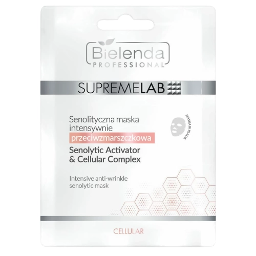 Bielenda Professional - Supremelab - Cellular - Senolytische Intensiv-Anti-Falten-Maske - 1 Stück