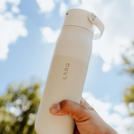 LARQ - Bottle Swig Top - Thermosflasche mit Strohhalm - Mojave Dune - 680ml