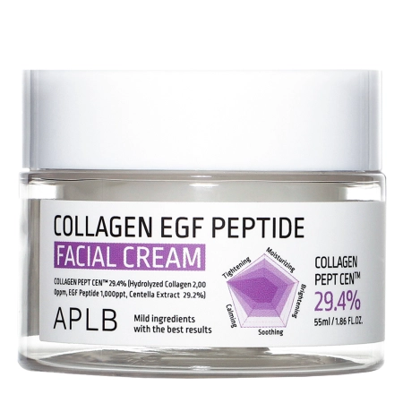 APLB - Collagen EGF Peptide Facial Cream -  Feuchtigkeitsspendende und straffende Gesichtscreme - 55ml