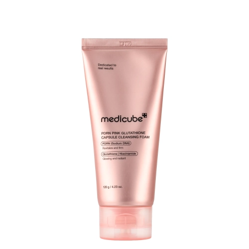 Medicube - PDRN Pink Glutathione Capsule Cleansing Foam - Reinigungsschaum fürs Gesicht - 120g