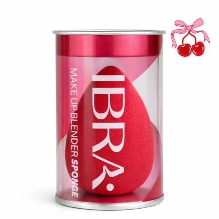 Ibra Makeup – Makeup Blender Sponge Cherry – Make-up-Schwamm – 1 Stück 
