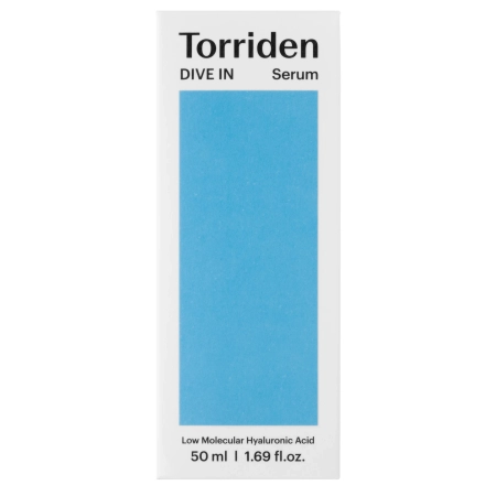 Torriden - Dive-In - Low Molecule Hyaluronic Acid Serum - Feuchtigkeitsspendendes Serum mit niedermolekularer Hyaluronsäure und Ceramiden- 50ml