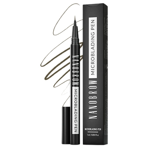 Nanolash - Nanobrow Microblading Pen - Augenbrauenstift - Dunkelbraun - 1 ml