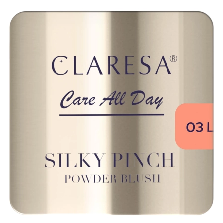 Claresa – Care All Day Silky Pinch Powder Blush – Puder-Rouge für die Wangen – Lumi Peach 03 – 2 g