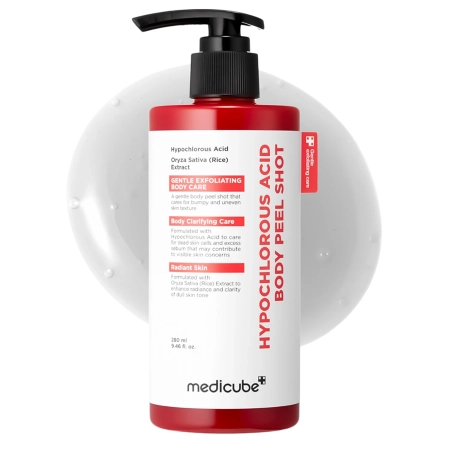 Medicube - Hypochlorous Acid Rice Body Peel Shot - Körperpeeling mit Hypochlorsäure - 280ml