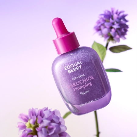 EQQUALBERRY - Bakuchiol Plumping Serum - Straffendes und feuchtigkeitsspendendes Serum mit Bakuchiol - 30ml