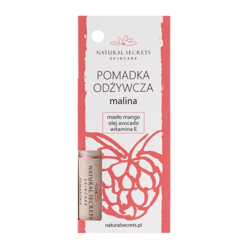 Natural Secrets - Schützender Lippenpflegestift - Himbeere  - 3,5g