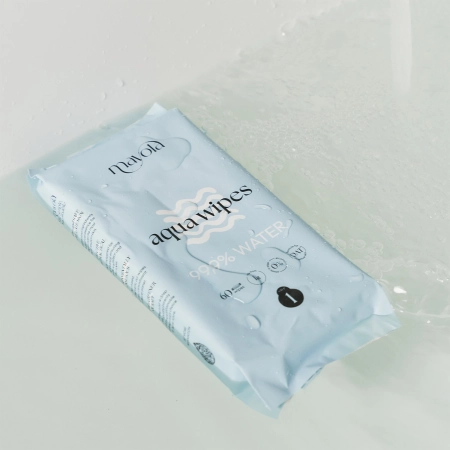 Mayola - Aqua Wipes Step 1 - Aqua-Tücher mit Haferextrakt - 60 Stk.