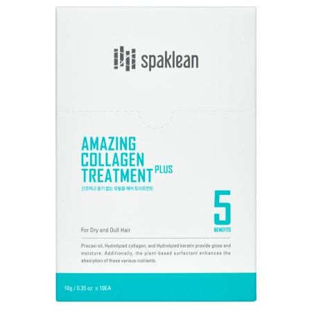Spaklean - Amazing Collagen Treatment Plus - Regenerierende Kollagen-Haarkur - 10x10 ml