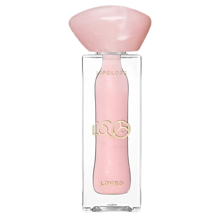 LOVRO – Bloomlight Lipgloss – Optisch Lippen vergrößernder Lipgloss mit kühlendem Effekt – 02 Quartz Kiss – 5,5g