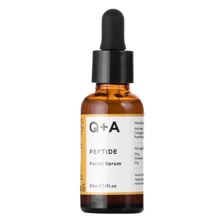 Q+A - Peptide - Facial Serum - Feuchtigkeitsspendendes und regenerierendes Gesichtsserum mit Peptiden - 30ml