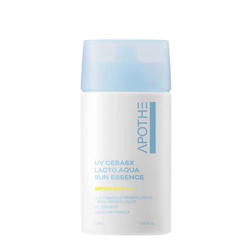 APOTHE - UV Cera 6X Lacto Aqua Sun Essence - Feuchtigkeitsspendende Gesichtsessenz mit Filter - 50ml