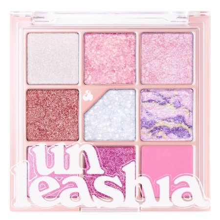 Unleashia - Glitterpedia Eye Palette - 9 All of Pink Glitter - Vegane Lidschattenpalette - 6,6g
