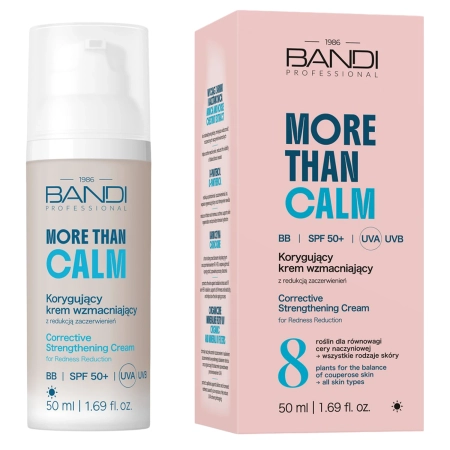 Bandi - More than Calm Korrigierende Stärkende Creme LSF 50+ gegen Rötungen - 50ml
