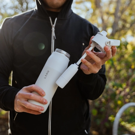 LARQ - Bottle PureVis 2 - Intelligente, selbstreinigende Filterflasche, UV-C Licht - Mojave Dune - 1L