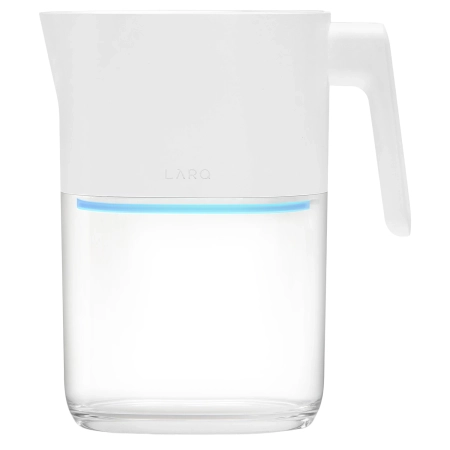  LARQ - Pitcher PureVis - Intelligente, selbstreinigende Filterkanne - Pure White - 1,9 l