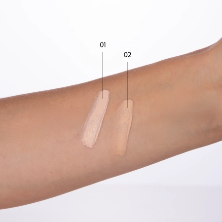 Amuse - Dew Power Vegan Cushion - Vegane Foundation mit leuchtendem Finish in einem Kissen - 02 Healthy - 15g
