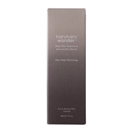 Haruharu Wonder - Black Rice Hyaluronic Anti-Wrinkle Serum - Anti-Falten Gesichtsserum mit Reis-Extrakt - 50ml