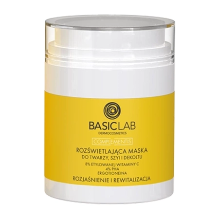 BasicLab - Complementis - Aufhellende Hautmaske für Gesicht, Hals und Dekolleté - 50ml