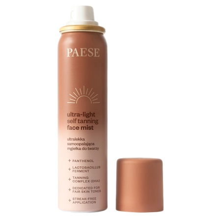 Paese – Ultra-Light Self Tanning Face Mist – Ultraleichter Selbstbräunungs-Gesichtsnebel – 75 ml